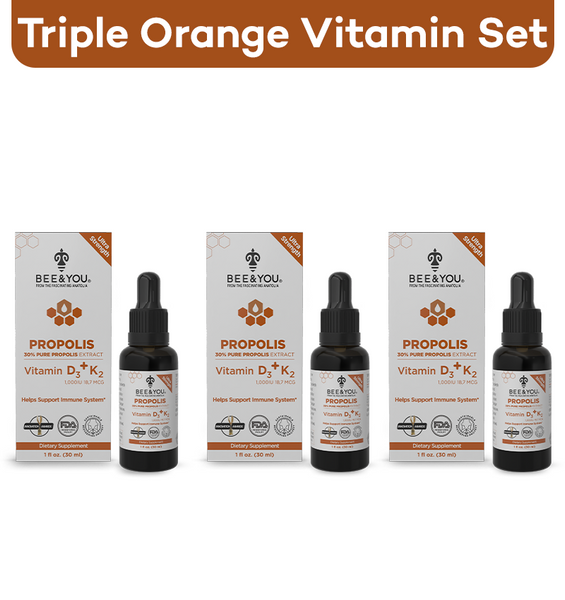 Triple Orange Vitamin Set