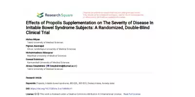 EFFECTS OF PROPOLIS ON IRRITABLE BOWEL SYNDROME