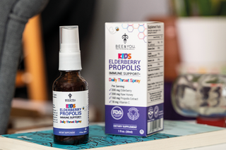 Boosting Children's Immunity with BEE&YOU Elderberry Propolis Daily Throat Spray for Kids