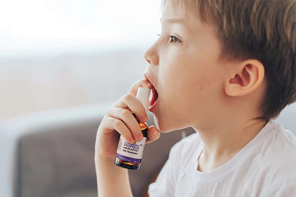 SOOTHE YOUR CHILD'S THROAT WITH BEE&YOU'S ALL-NATURAL THROAT SPRAY