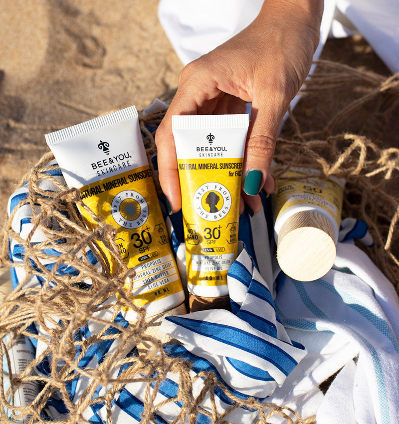 BEEYOU Skincare Natural Mineral Sunscreen for Face