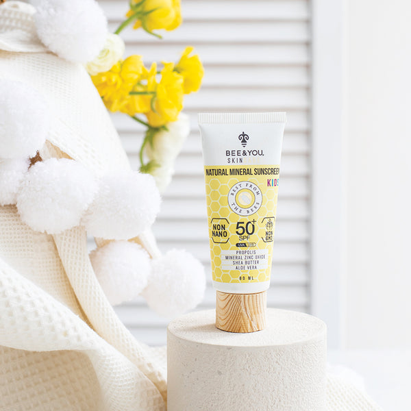 BEEYOU Skincare Natural Mineral Sunscreen for Kids