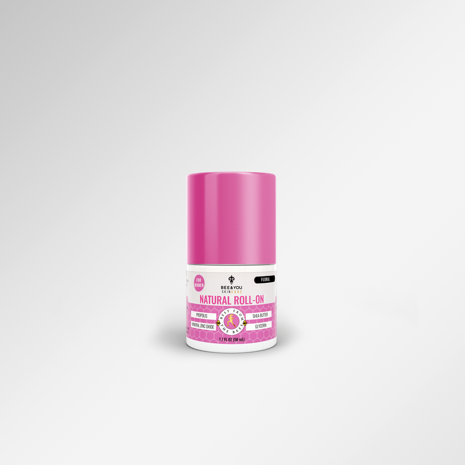 BEE&YOU Skincare Desodorante roll-on natural para mujer