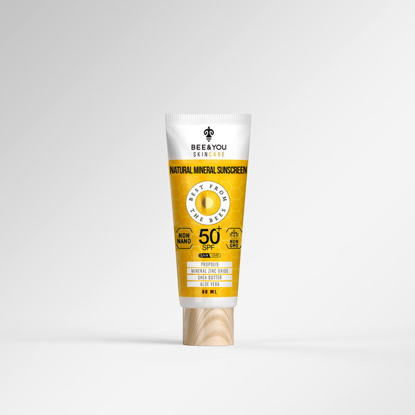 Protector solar mineral natural para el cuidado de la piel BEE&YOU