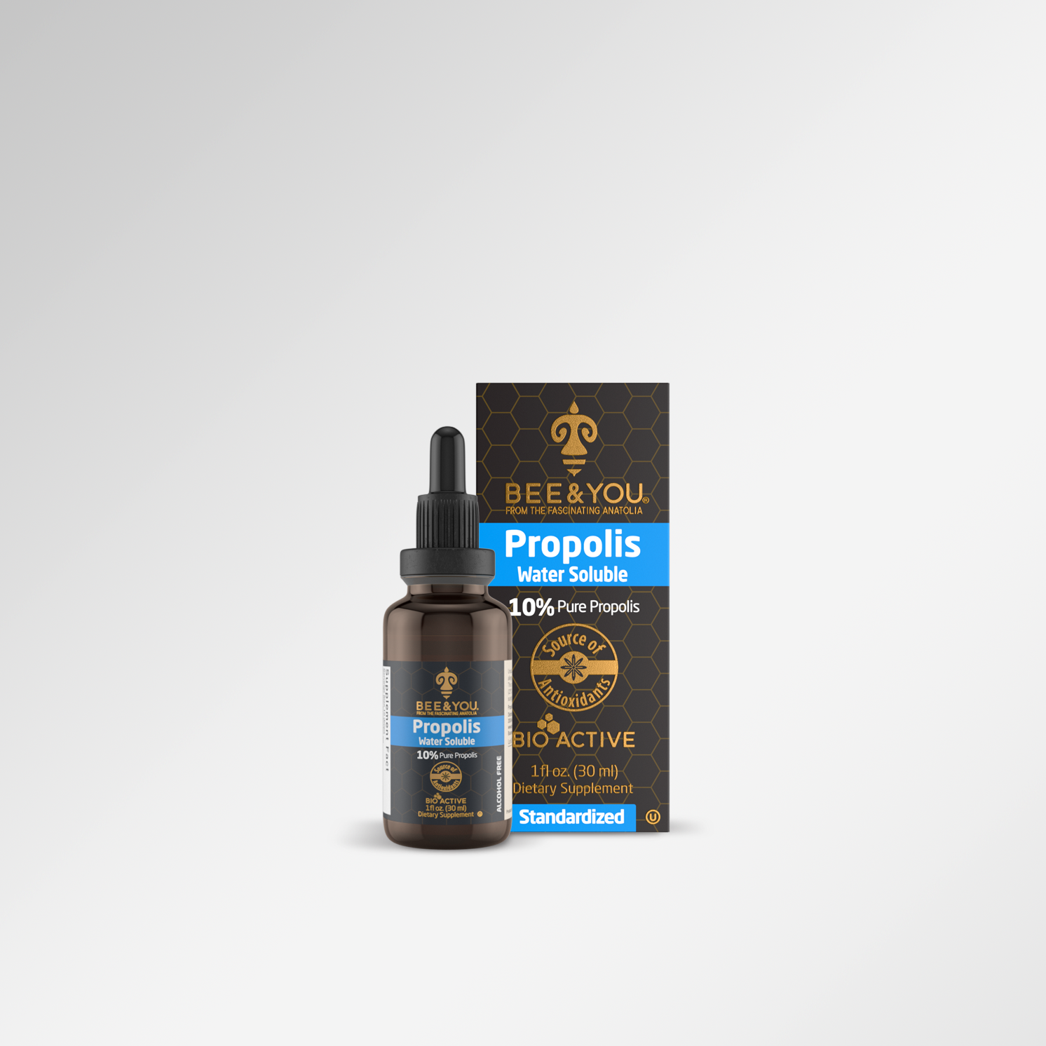 Propolis Extract %10 (Water-Soluble)