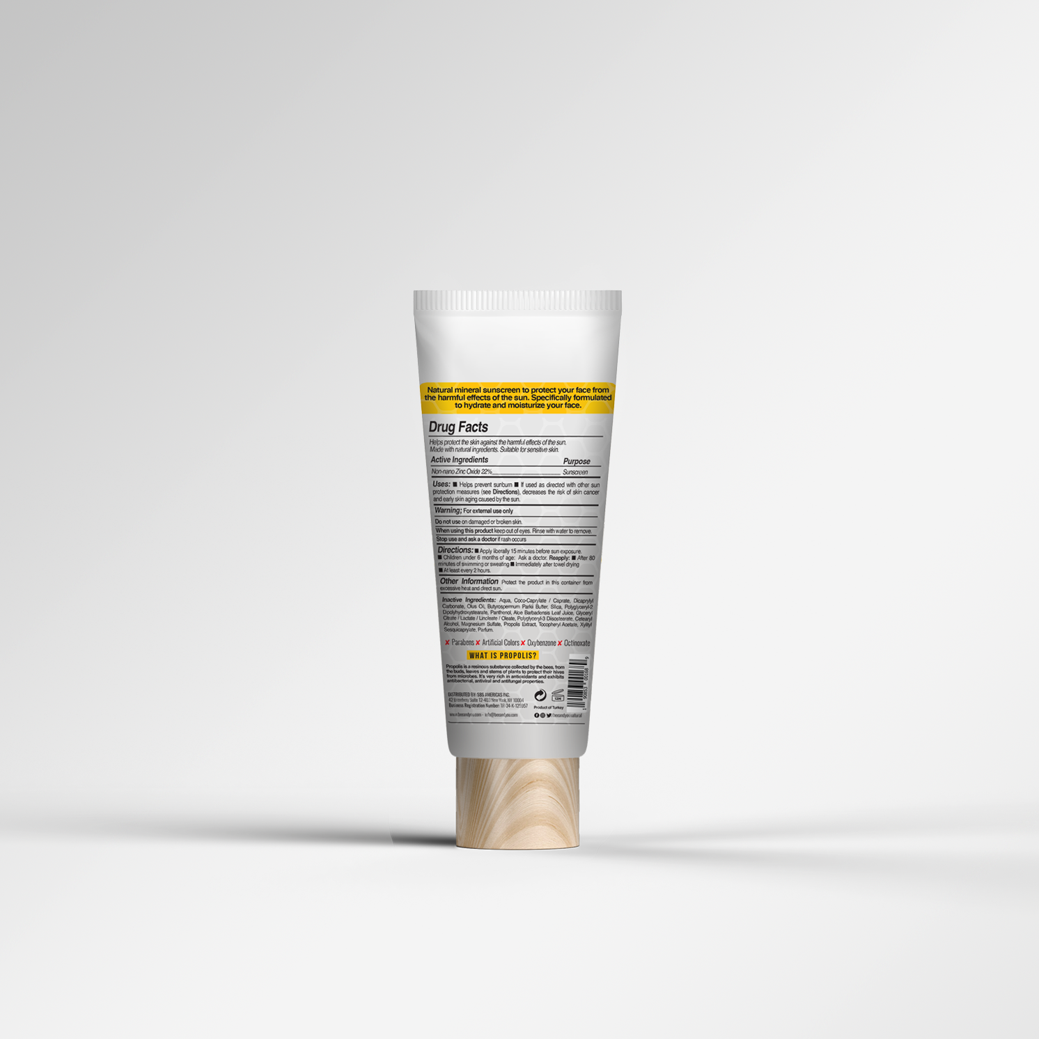 BEE&YOU Skincare Natural Mineral Sunscreen SPF 50 +