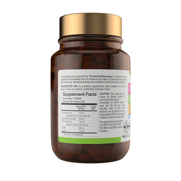 Royal Jelly Propolis Bee Pollen Chewable Tablets