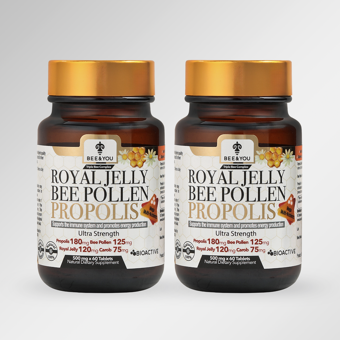 Double Royal Jelly Propolis Bee Pollen Tablets