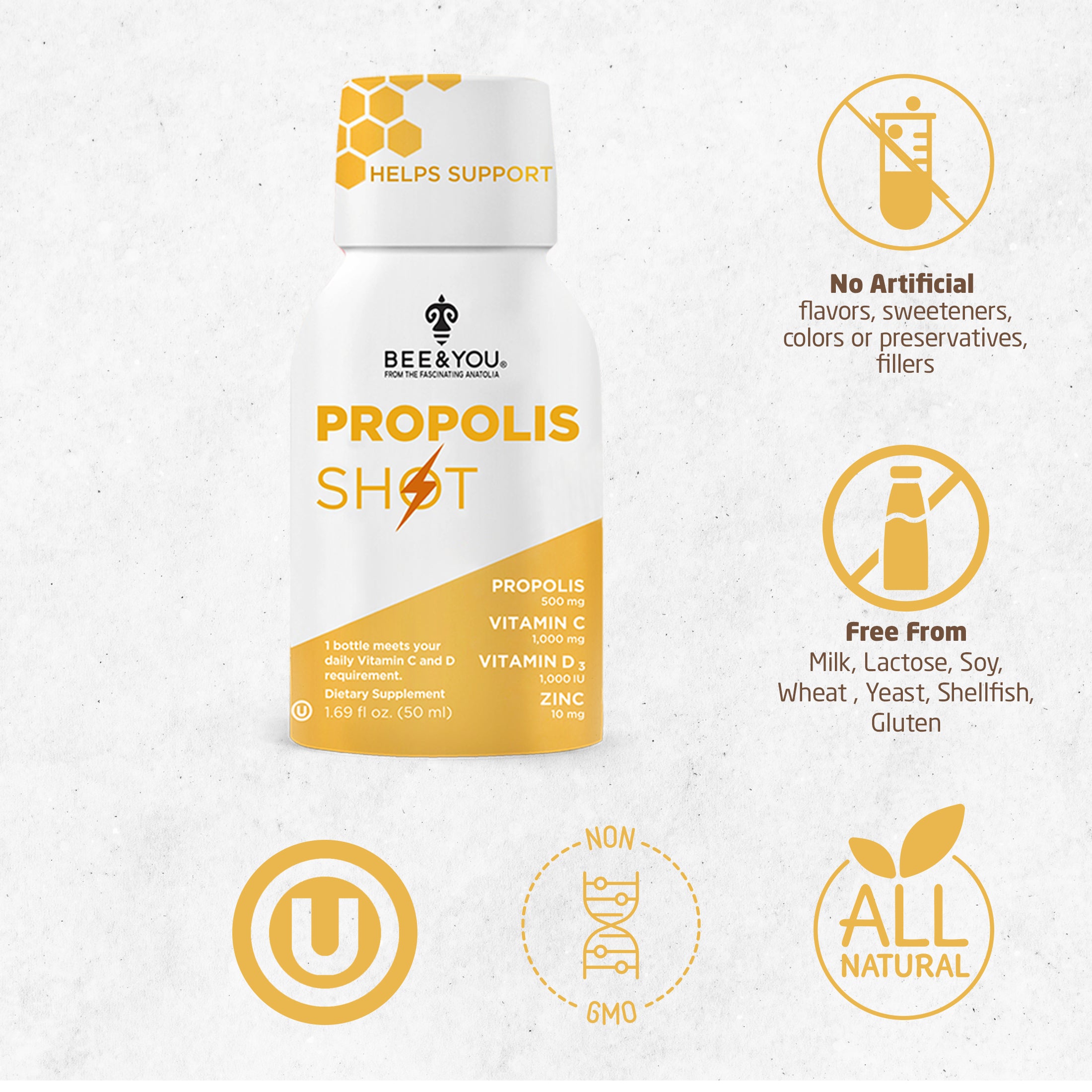 Vitamin C Propolis Shot + Zink x12