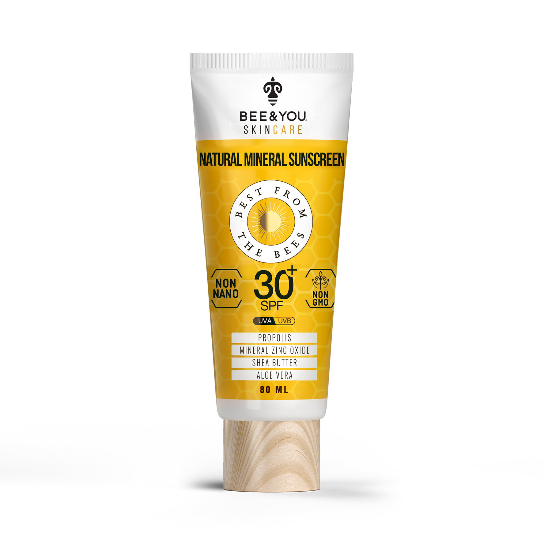 BEE&YOU Skincare Natural Mineral Sunscreen SPF 30 +