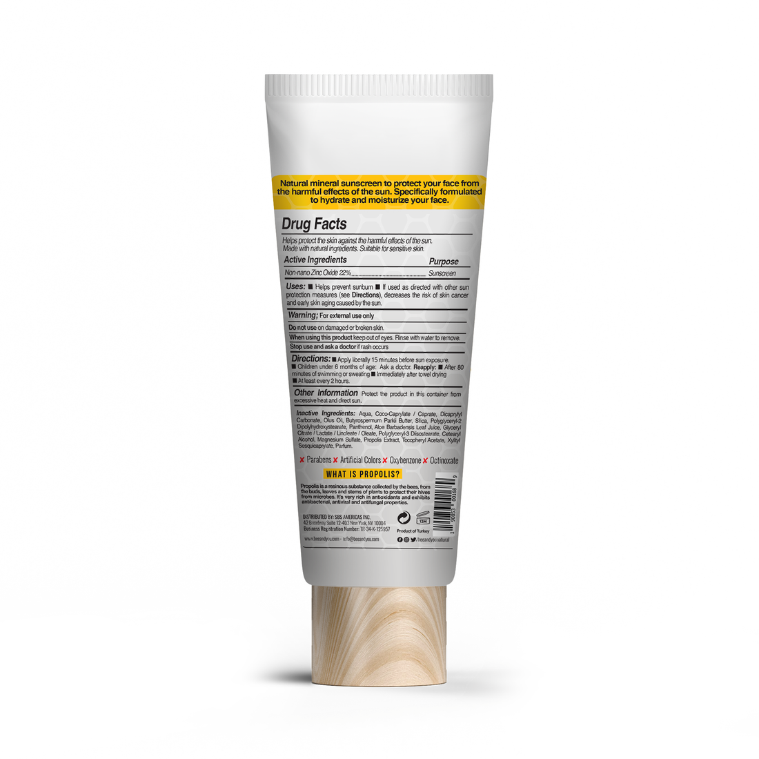 BEE&YOU Skincare Natural Mineral Sunscreen SPF 30 +