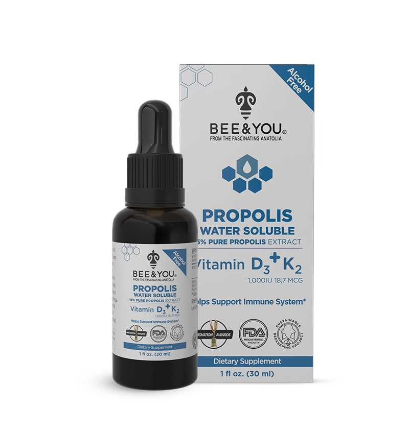 Propolis Water Soluble %15 with D3 + K2