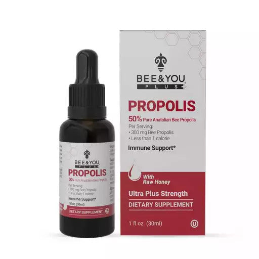 Propolis 50% Pure Liquid Extract - Ultra Plus Potency
