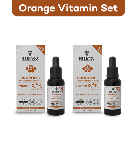 Oranje Vitamine Set