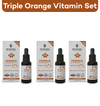 Dreifaches Orangen-Vitamin-Set